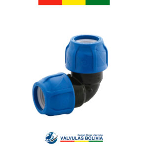 Codo X 90° HDPE a compresión