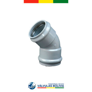 Codo 45° PVC UF inyectado