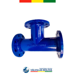 Tee hierro dúctil bridado