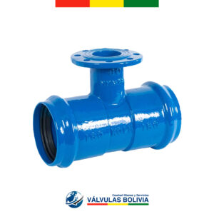 Tee hierro dúctil mixto luflex brida