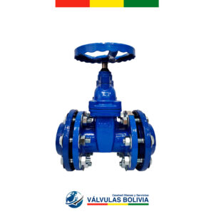Válvula compuerta bridada con adaptador rápido para tubería HDPE