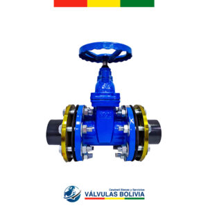 Válvula compuerta bridada con stuben HDPE