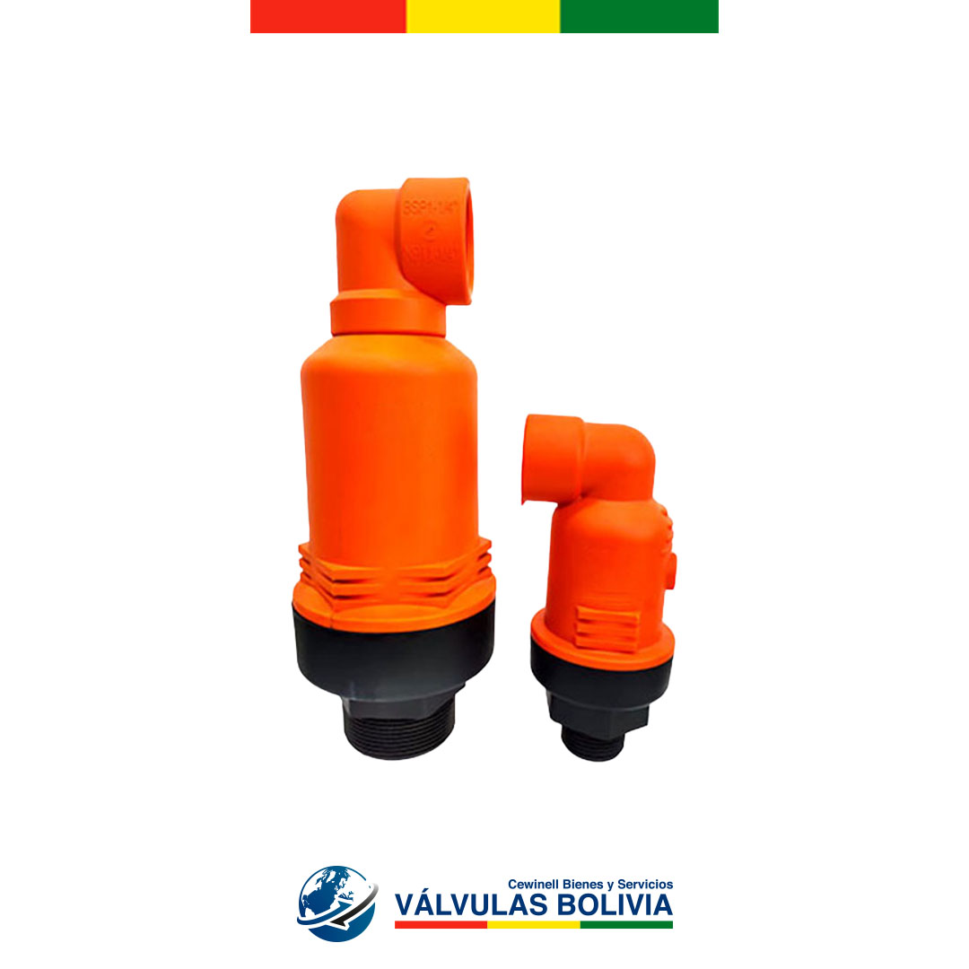 Válvula de aire triple efecto PVC